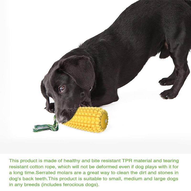 Corn Stick Dog Chew Toy | Squeaky Rope Toy for Small, Medium & Large Dogs