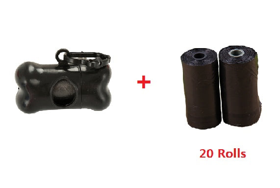 Dog Poop Bag Dispenser with Storage | Portable Waste Bag Holder for Dogs