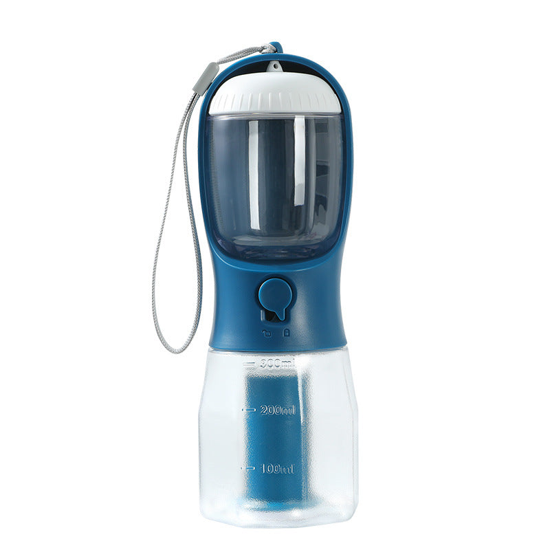 3-in-1 Dog Travel Water Bottle | Portable Water, Food & Waste Bag Cup