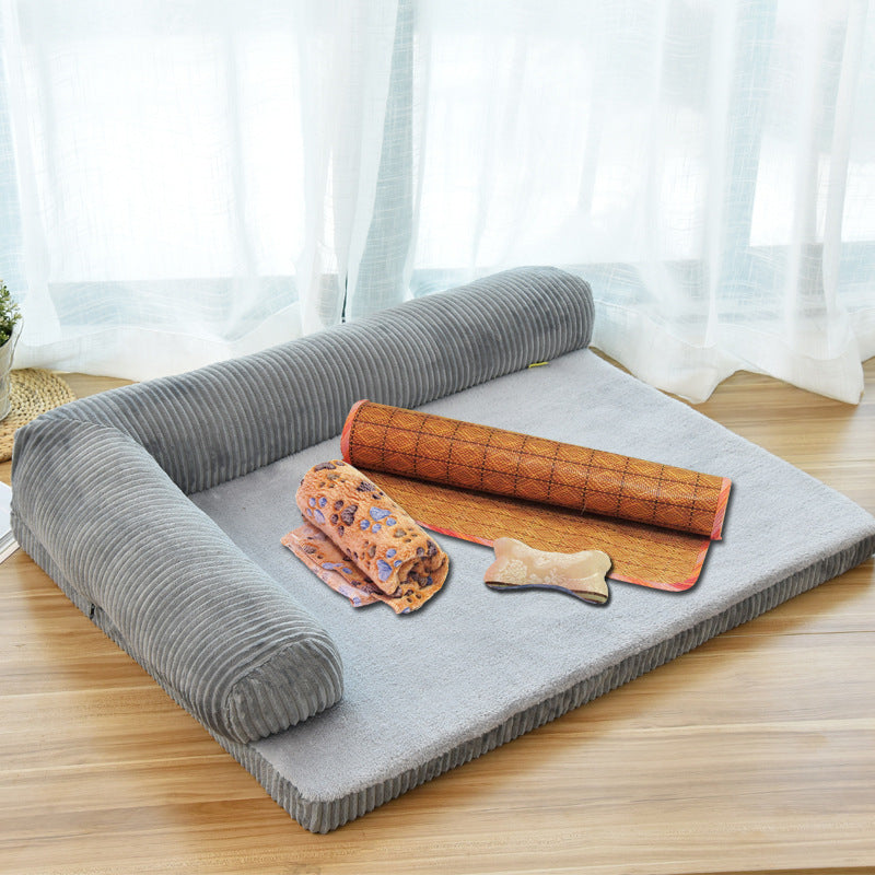 Orthopedic Dog Bed – Soft Washable Pet Bed for Small & Large Dogs