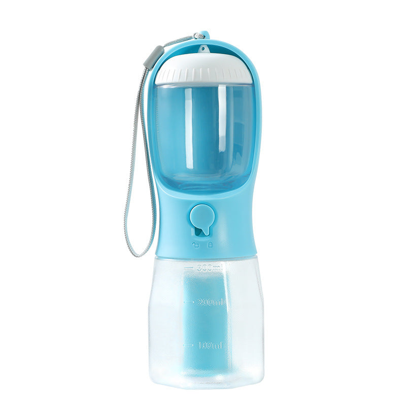 3-in-1 Dog Travel Water Bottle | Portable Water, Food & Waste Bag Cup