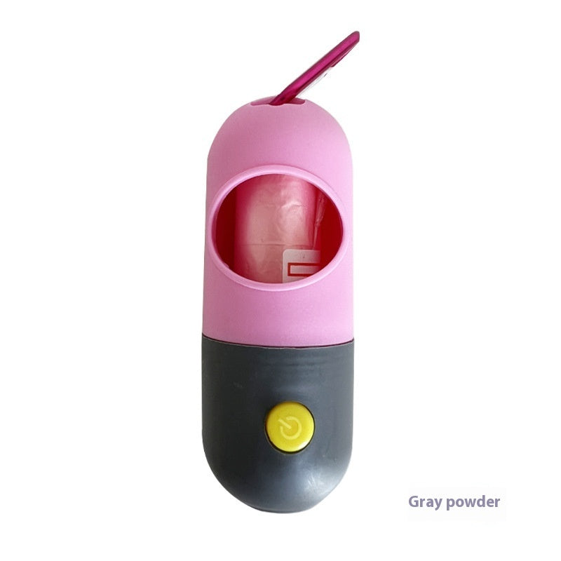 LED Dog Poop Bag Dispenser | Portable Waste Bag Holder