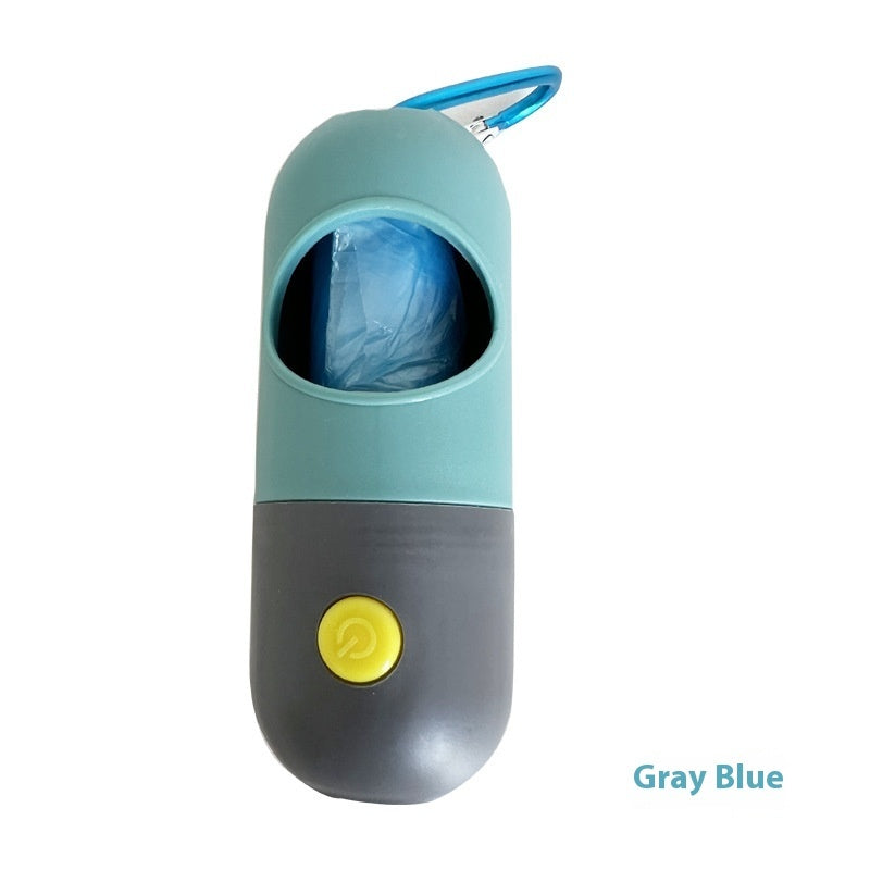 LED Dog Poop Bag Dispenser | Portable Waste Bag Holder