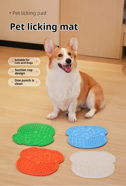 Dog Lick Mat with Suction – Slow Feeding & Anxiety Relief for Dogs