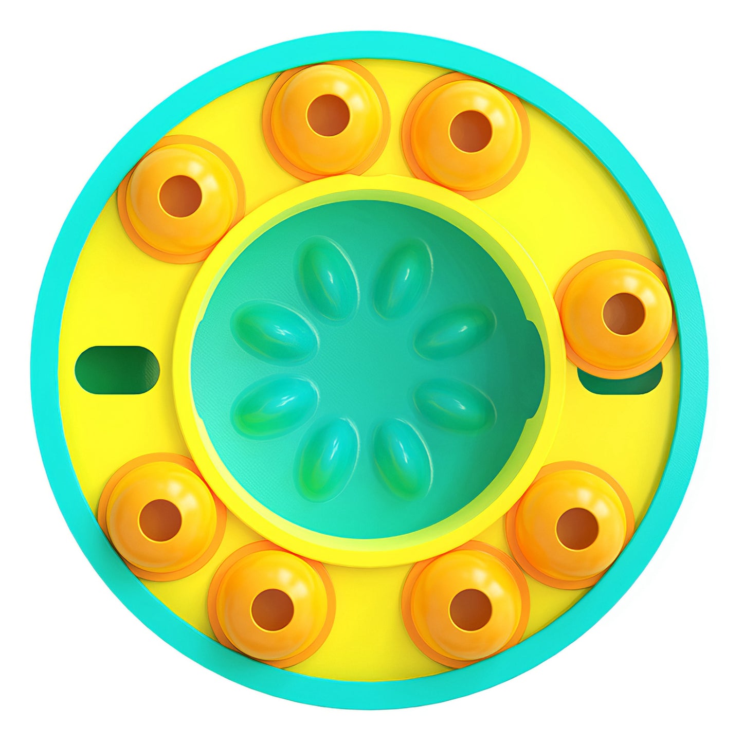 Interactive Slow Feeder Dog Bowl – Puzzle Feeding Toy for Dogs