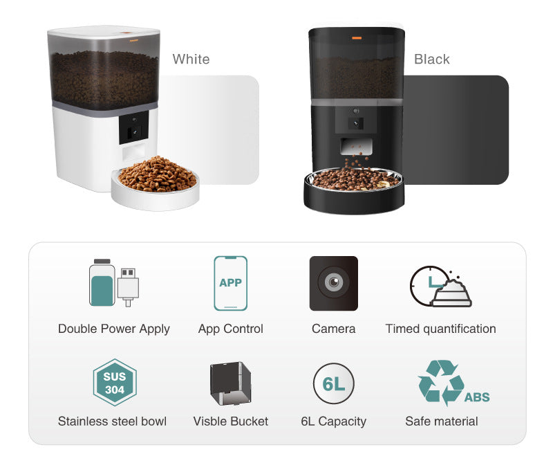 Smart Pet Feeder with Camera – Automatic WiFi Dog Feeder
