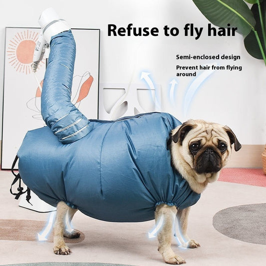 Dog Drying Bag for Bathing – Quick Dry Absorbent Pet Towel Coat