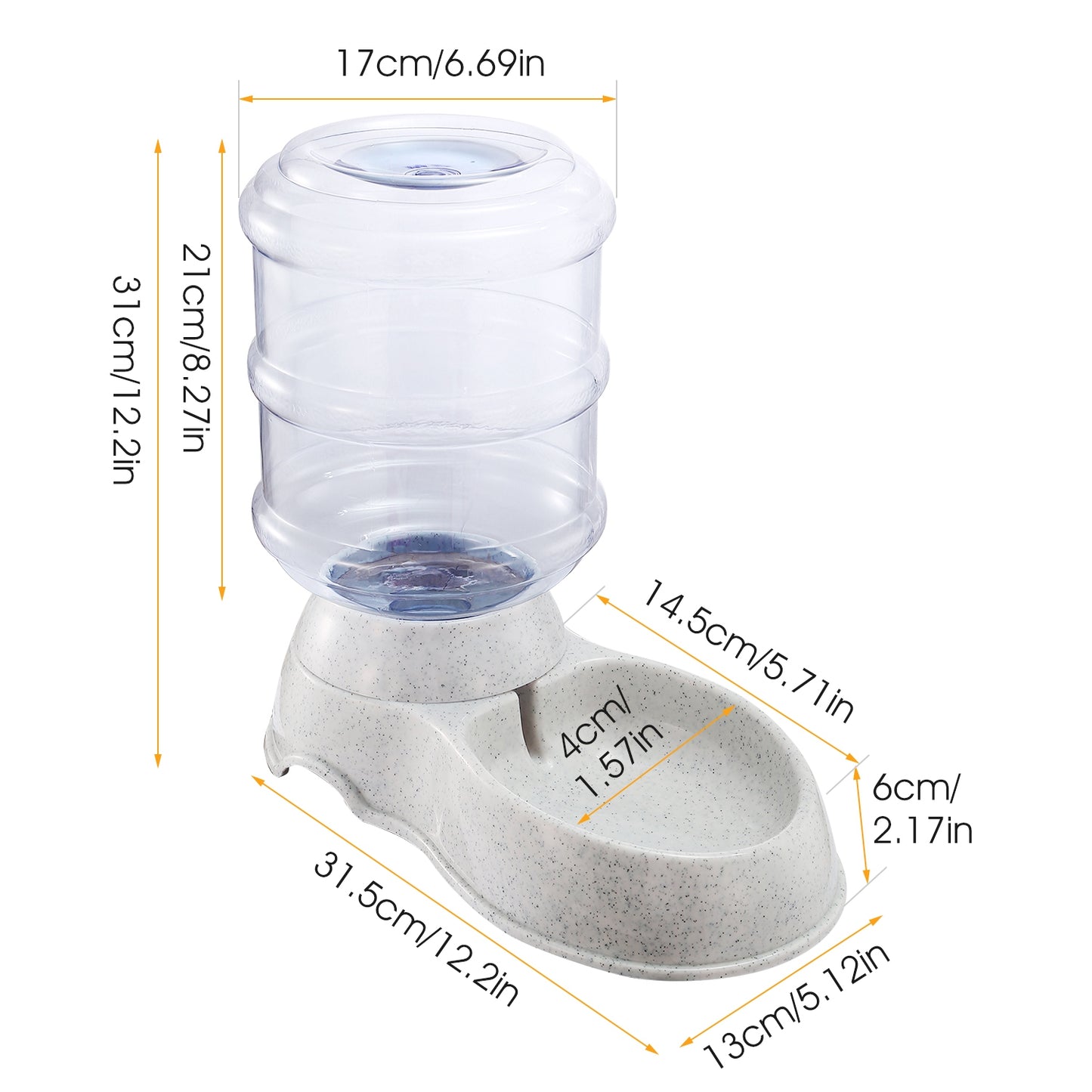 FriendyPet™  Self-Dispensing Pets Water 3.5L/1Gal