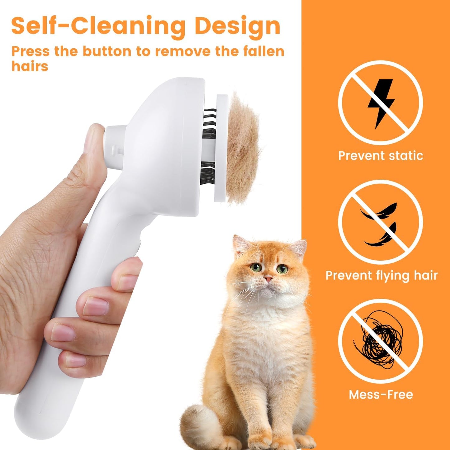 FriendyPet™ 3 In 1 Pet Steam Brush For Dog Long Short Haired