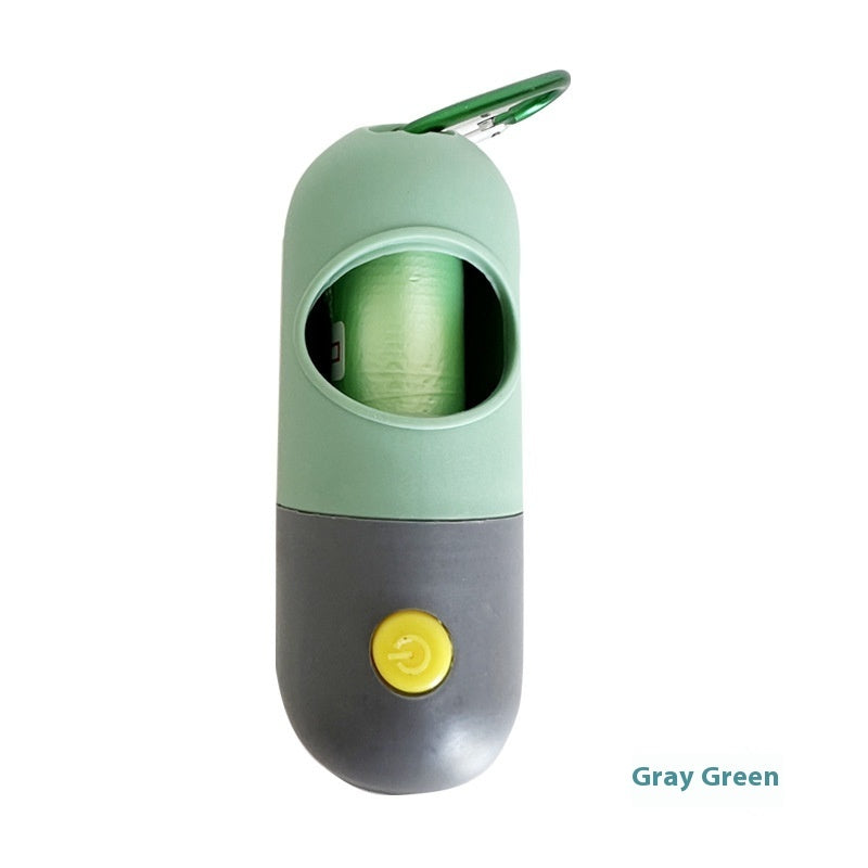 LED Dog Poop Bag Dispenser | Portable Waste Bag Holder